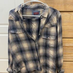 Plaid Button-Up Flannel